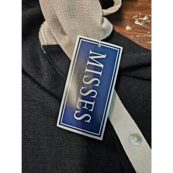 Allison-Che Dress and Jacket Set Black and Cream Womens size 16 NEW WITH TAGS - Picture 7 of 8